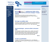 Tablet Screenshot of blekitnawstazka.pimr.pl